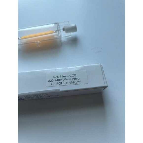 R75 COB LED Bulb Warm White – 7W Low-Profile Corn Light Replacement Lamp - Picture 2 of 4